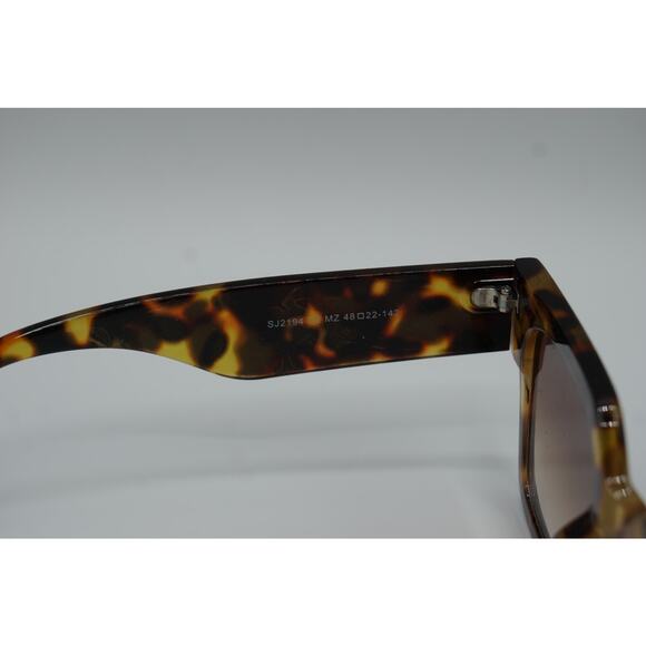 Sojos SJ2194 Oversize Square Sunglasses Tortoise Gradient 48-22-142 - Picture 4 of 5